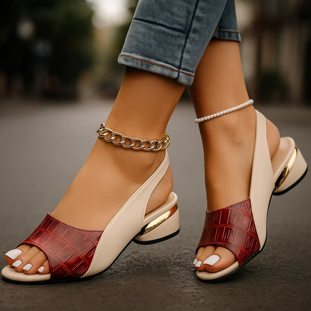 Solana | Slip-On Heeled Sandals