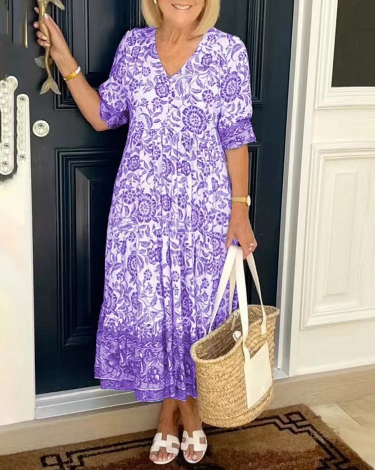 Hannah | Floral Dress in a Full Size Range