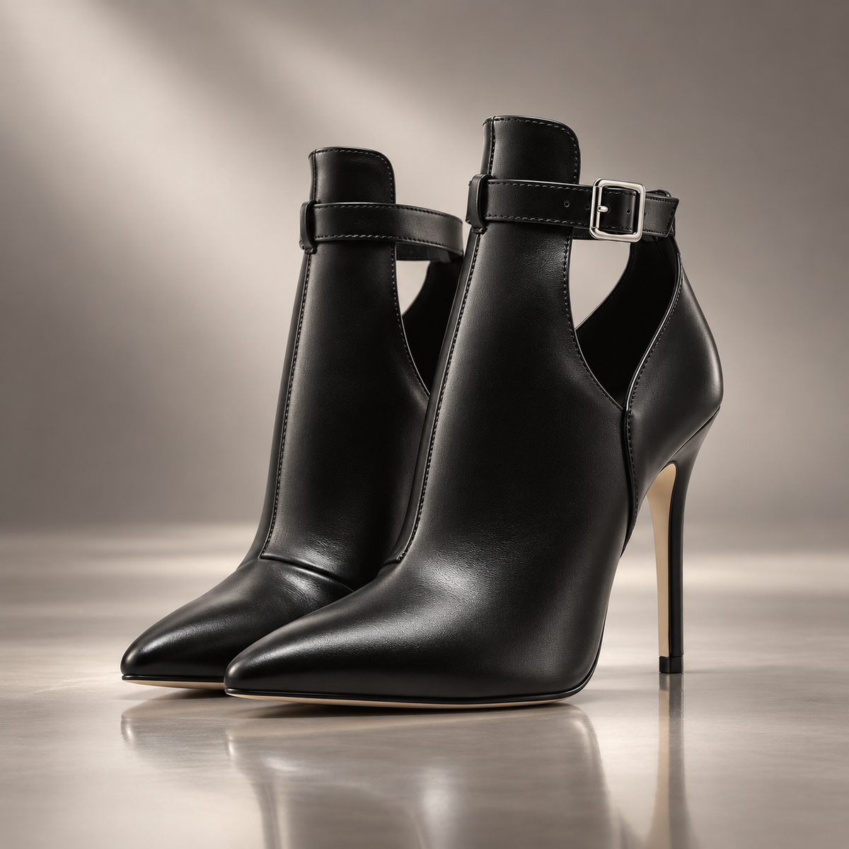 Savannah | Faux Leather Stiletto Heels