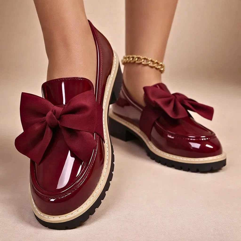 Vivienne | Bow Loafers
