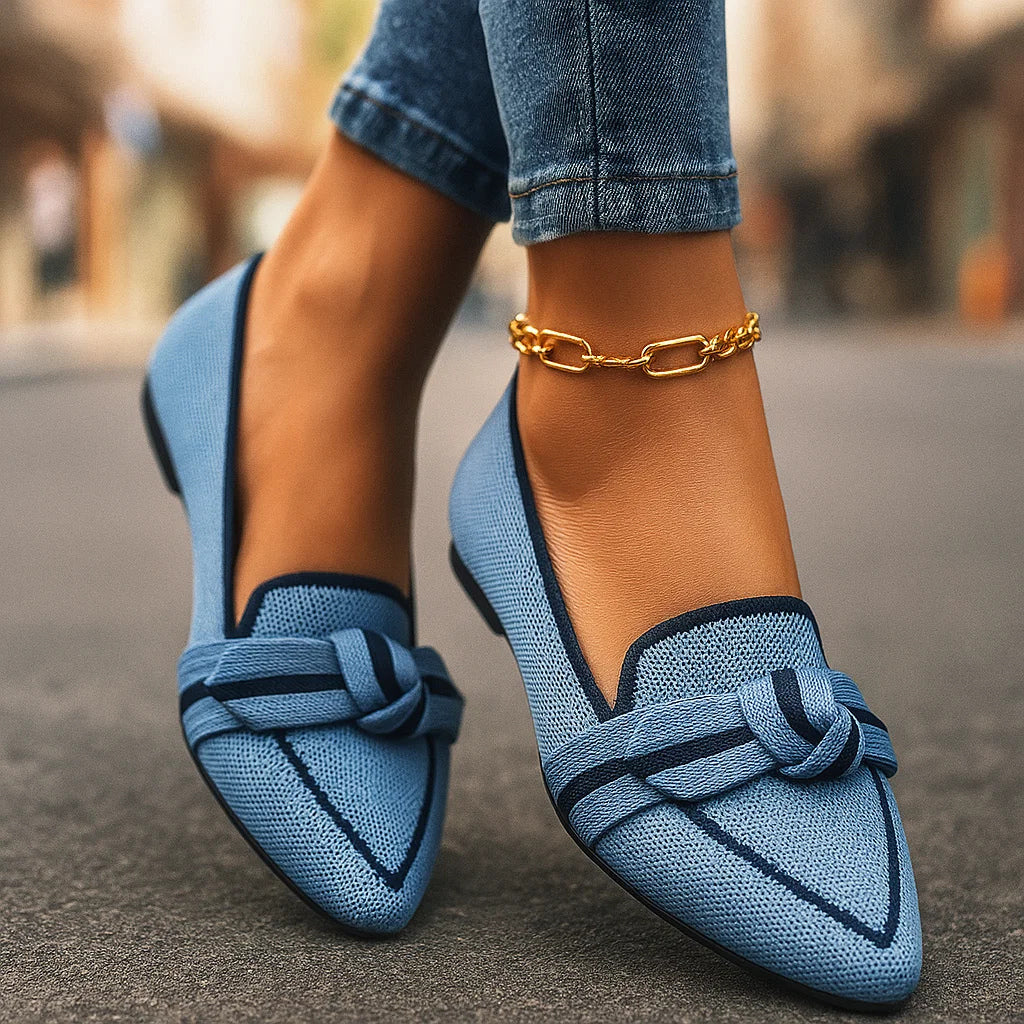 Valentina | Knit Ballet Flats