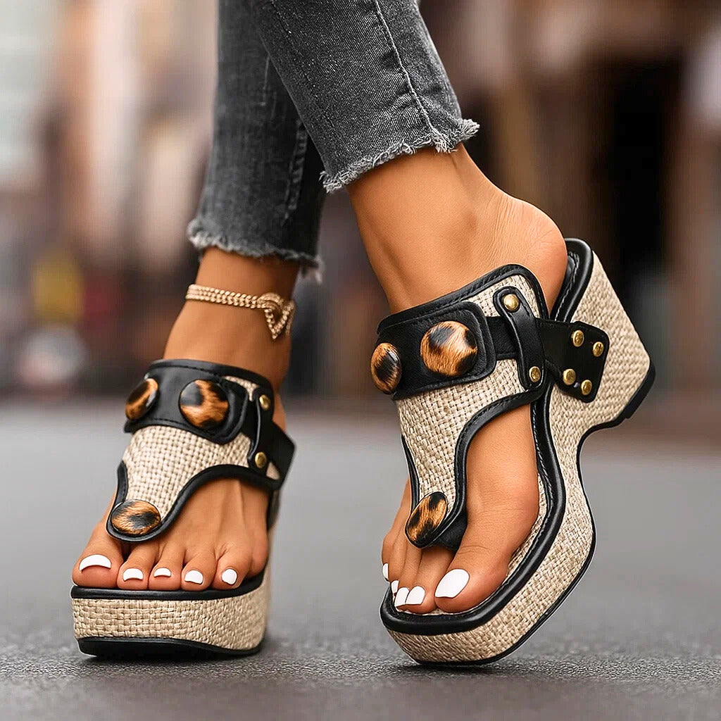 Catalina Belle | Cork Platform Slides