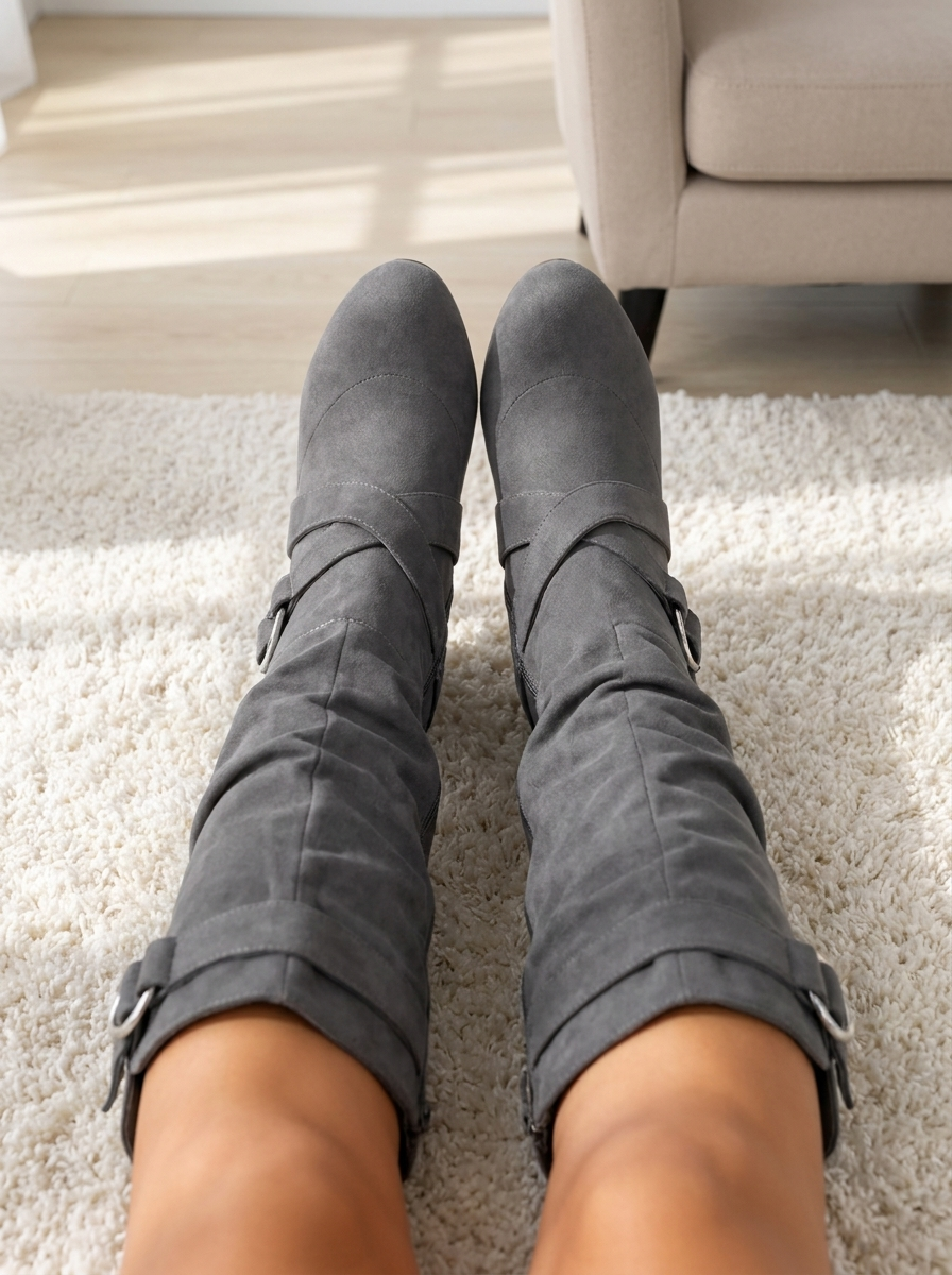 Brielle | Buckled Stiletto Boots