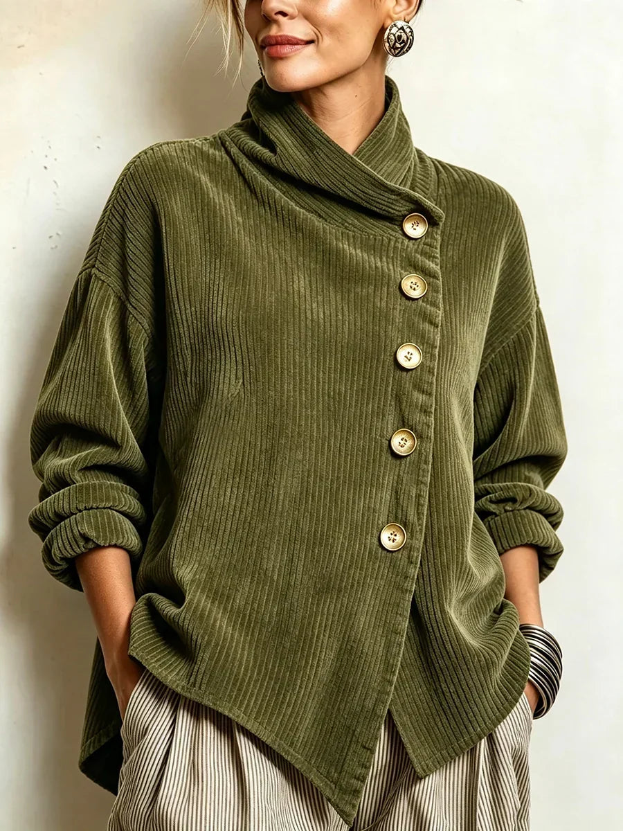 Aldona | Corduroy Button Shirt