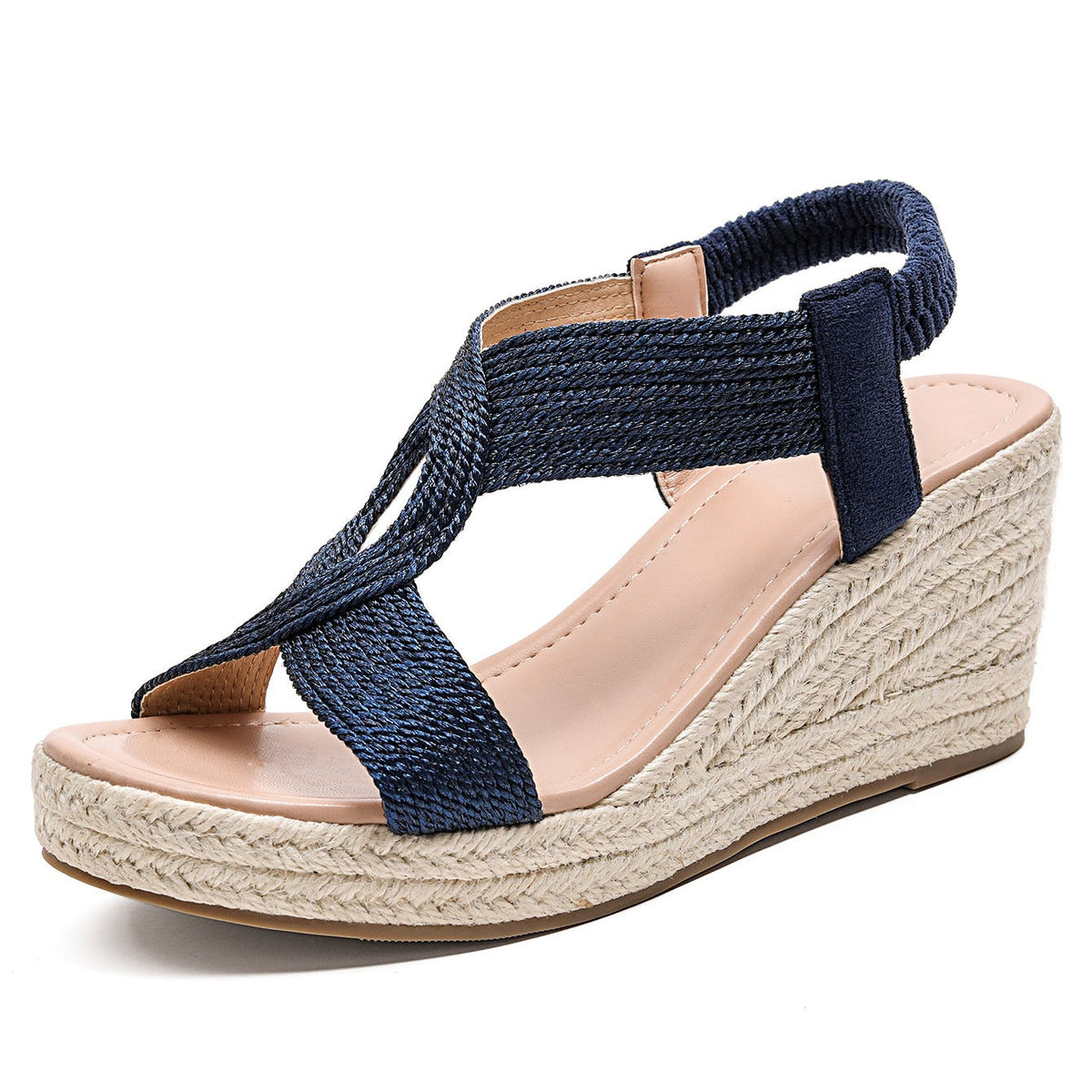Rose | Woven Summer Wedges