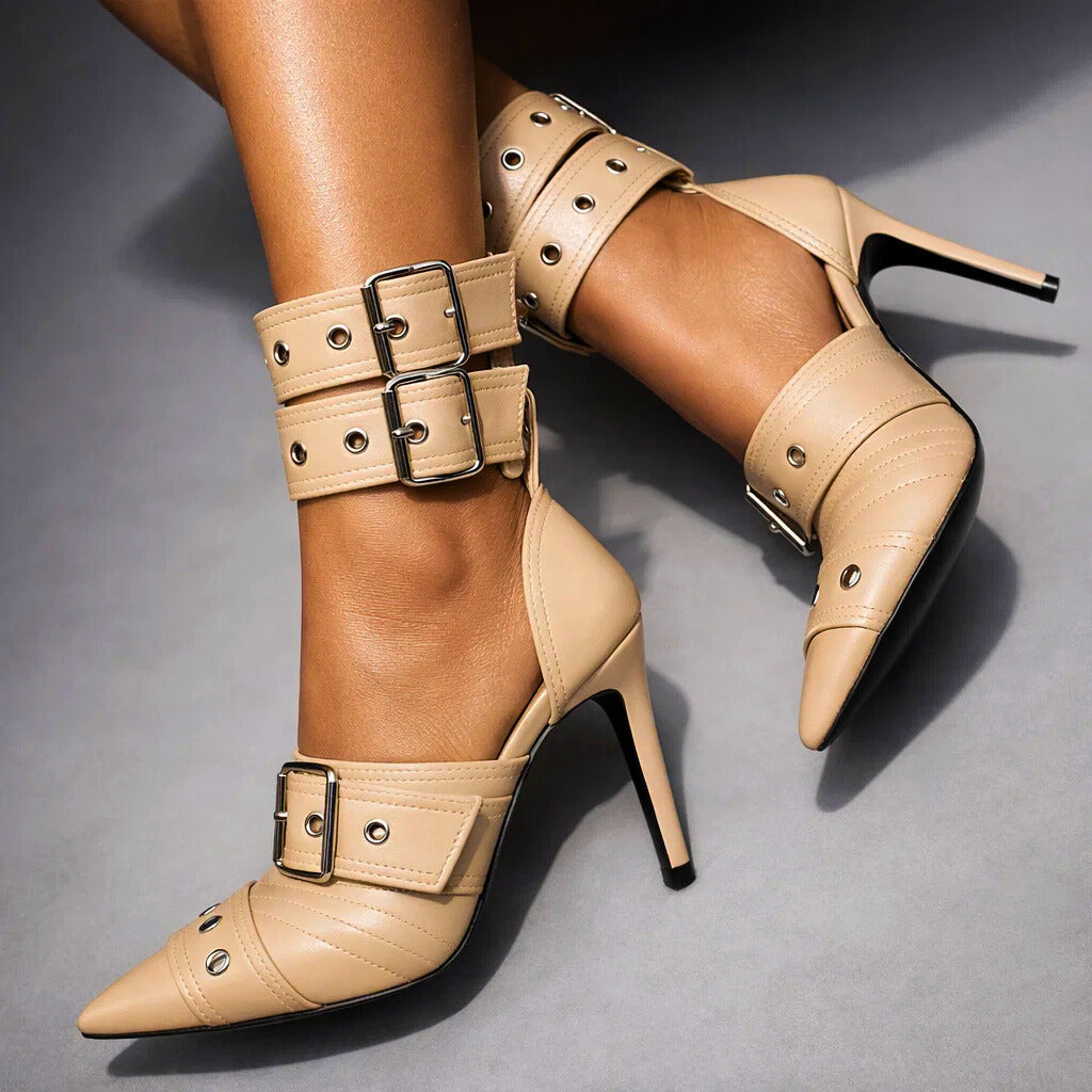 Ravyn | Buckle Strap Heels