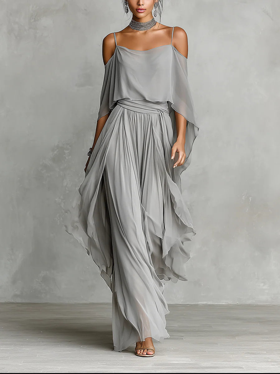 Nadia | Off-Shoulder Two-Piece Set