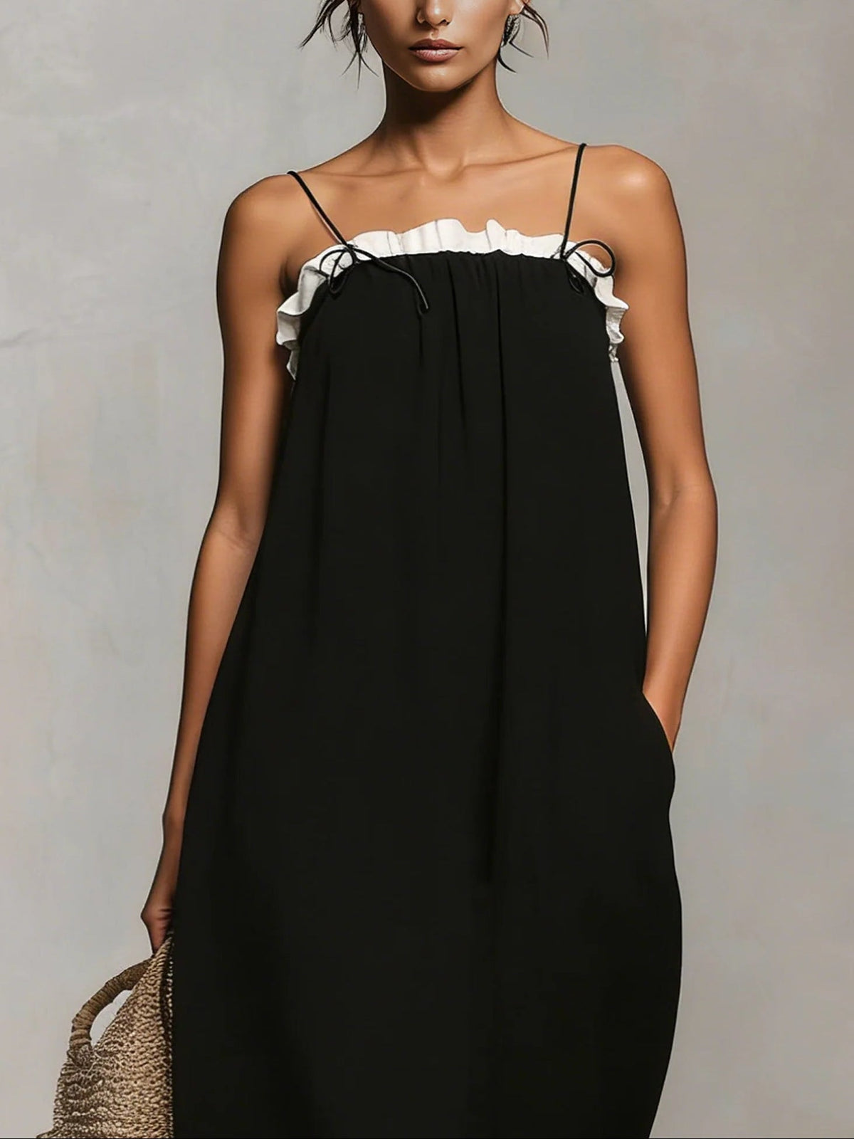 Sylvia | Thin-Strap Maxi Dress