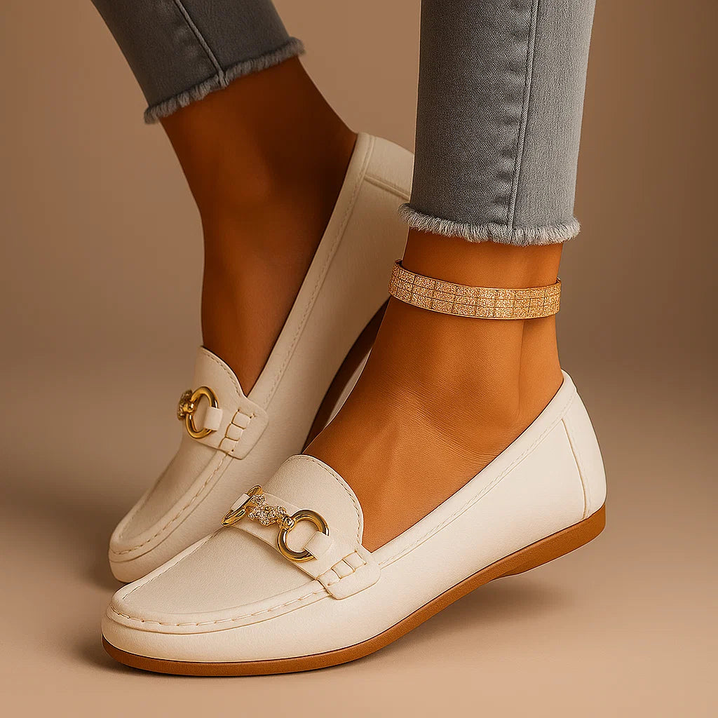 Sorella | Loafers with Cubic Zirconia Accent