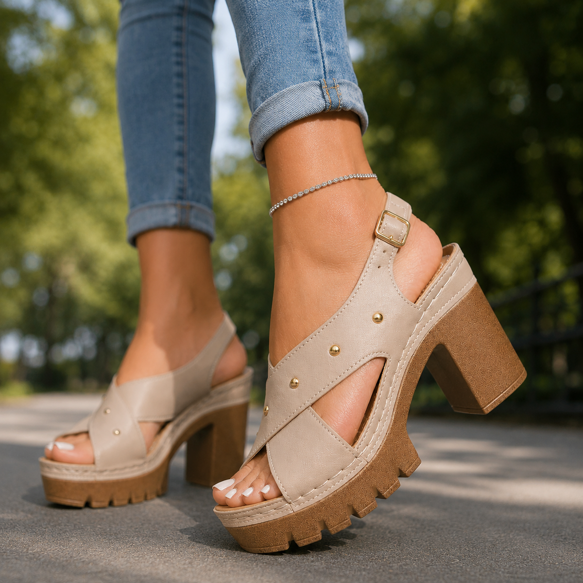Marlise | Retro Platform Heels