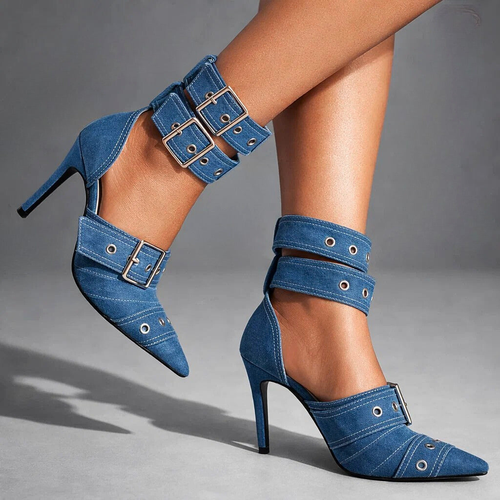 Ravyn | Buckle Strap Heels