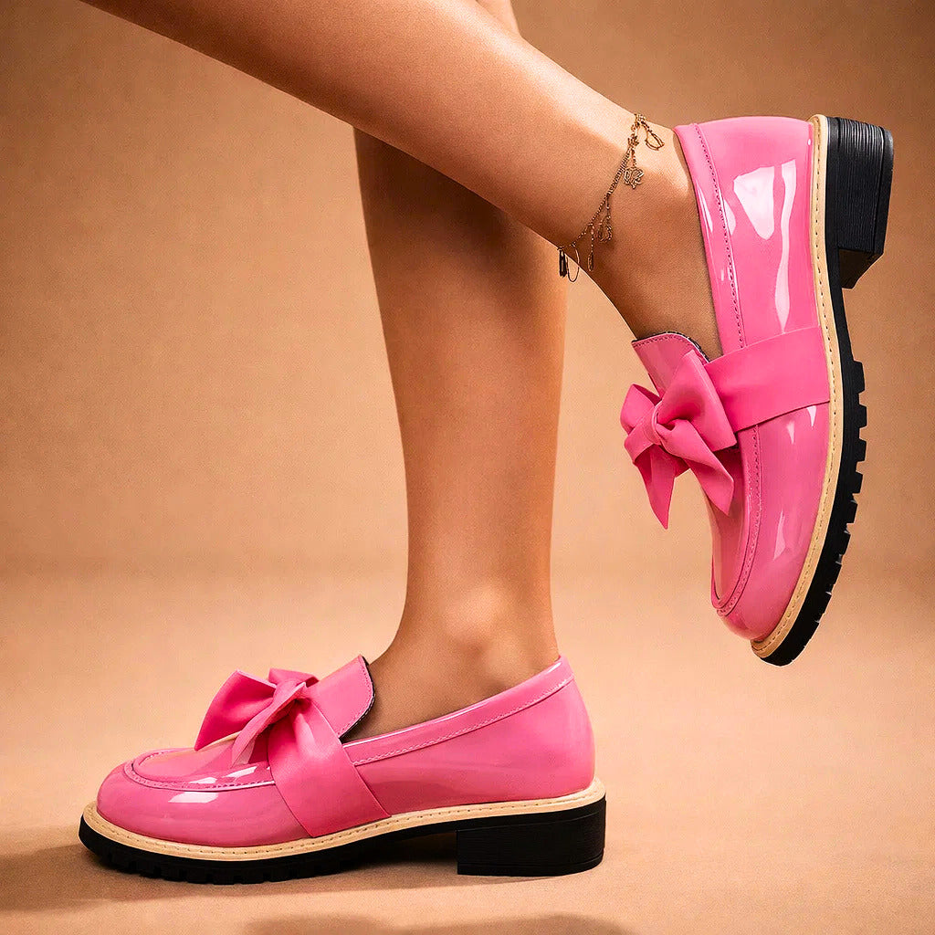 Vivienne | Bow Loafers