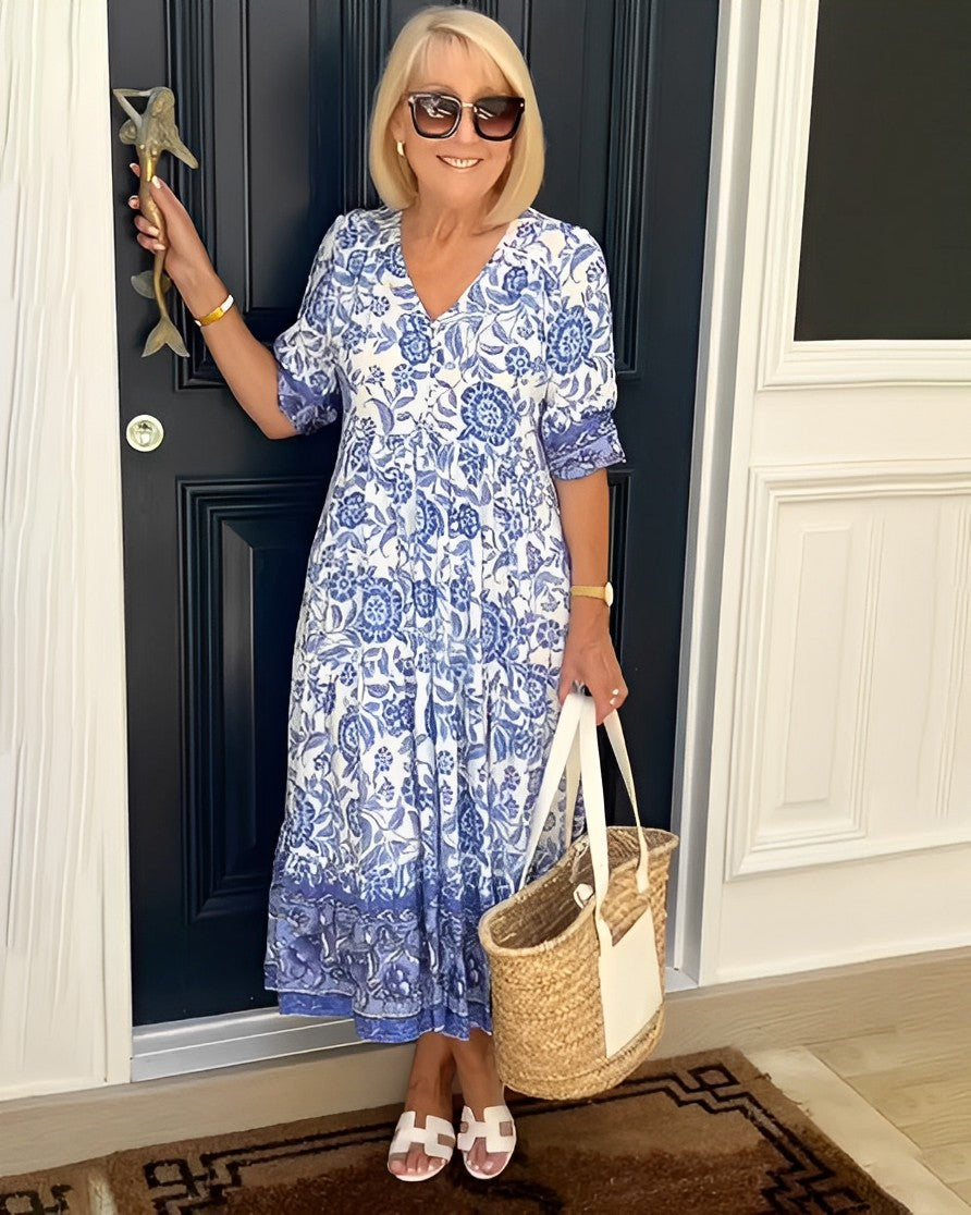Hannah | Floral Dress in a Full Size Range