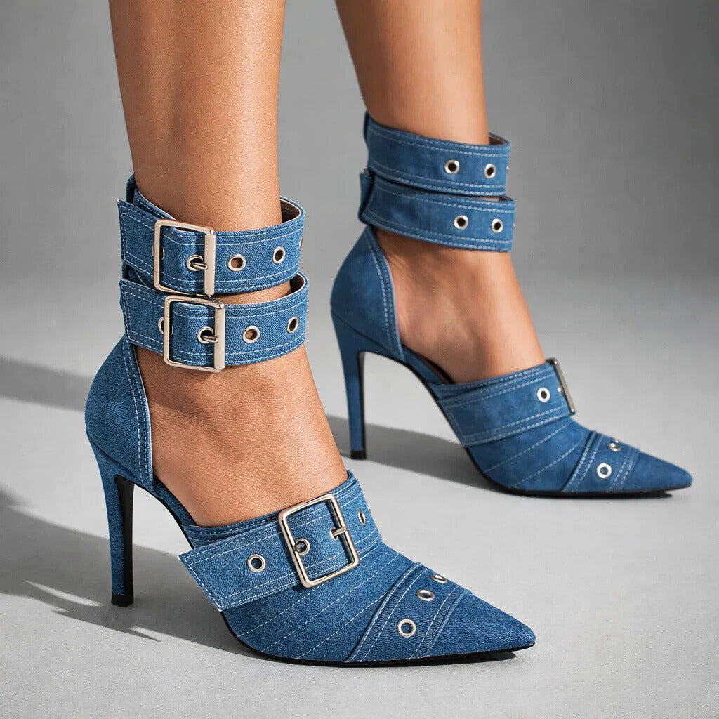 Ravyn | Buckle Strap Heels