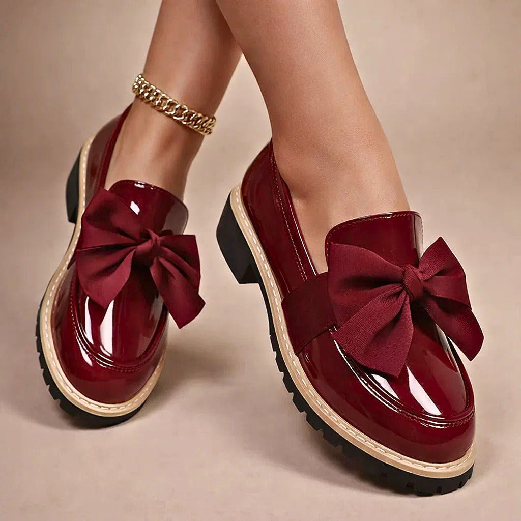 Vivienne | Bow Loafers