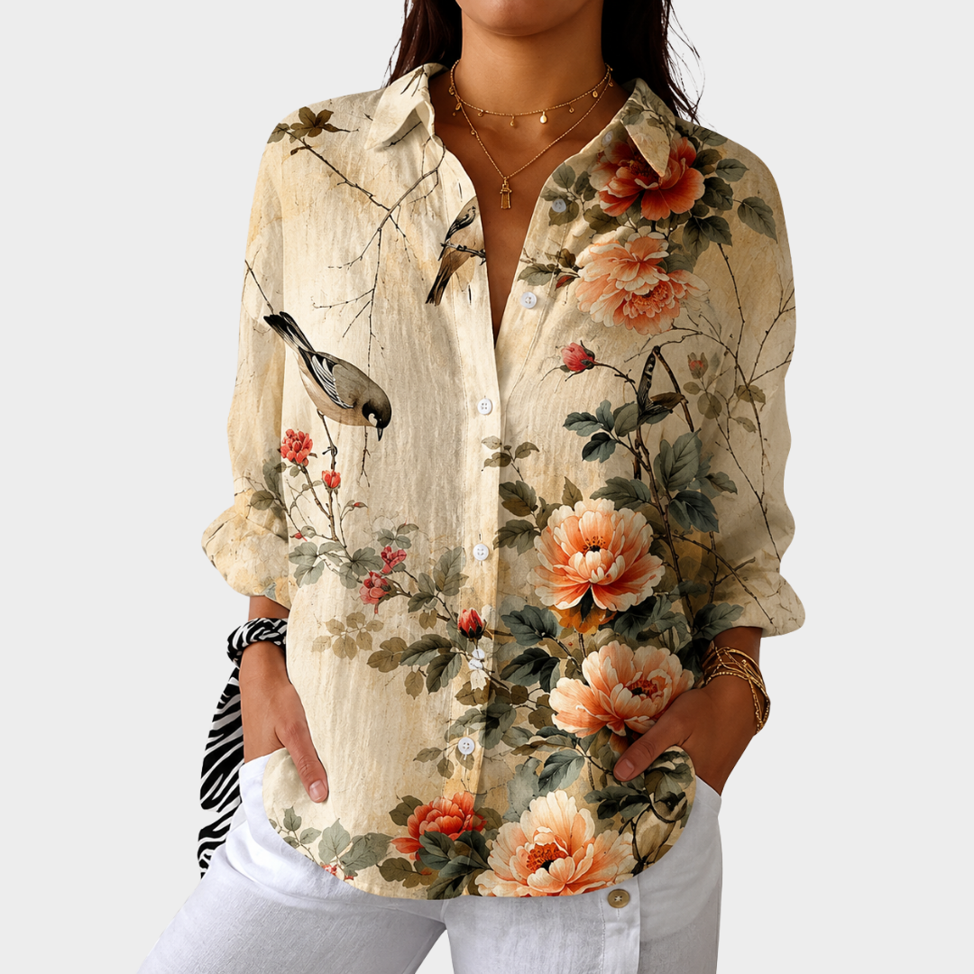 Airy Printed Blouse