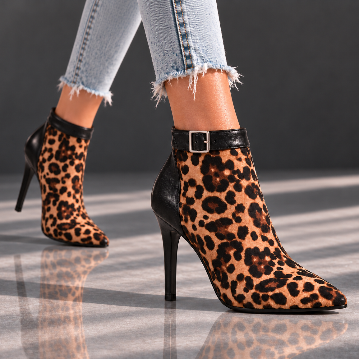 Laney | Leopard Print Heels