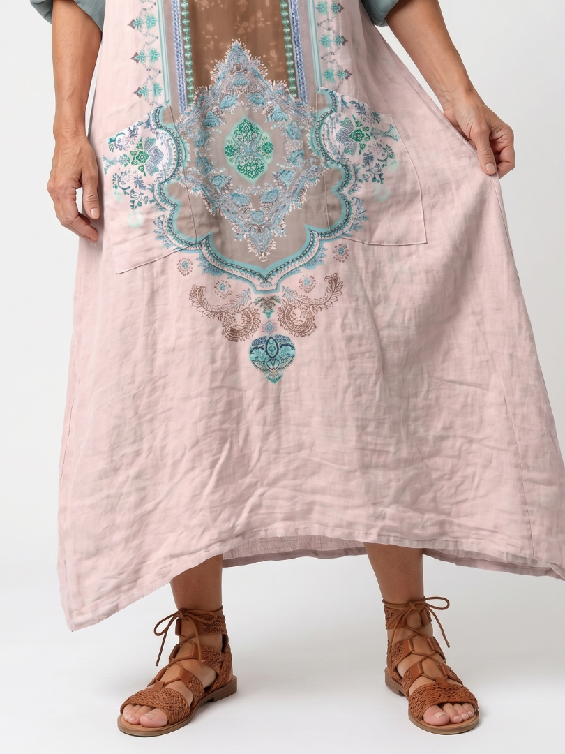 Grace | Vertical Embroidery Everyday Dress