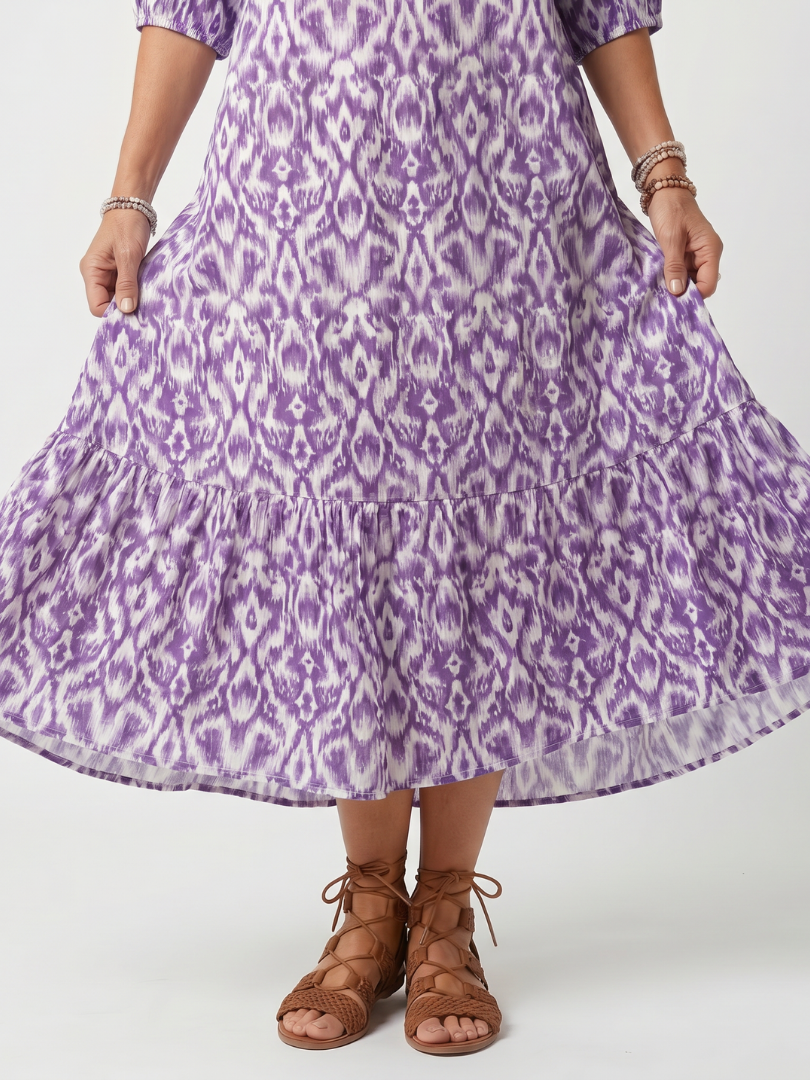 Lydia | Easy Everyday Print Dress