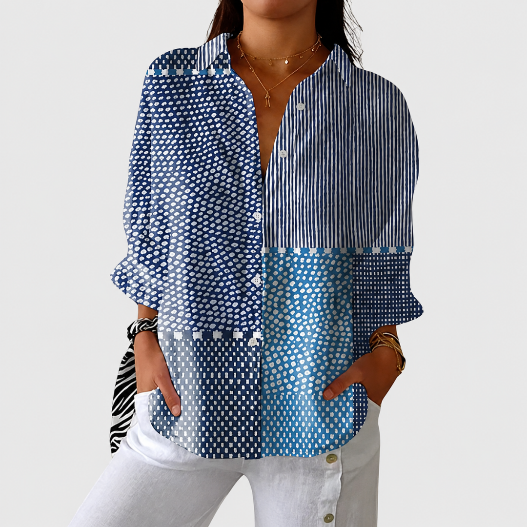 Summer Print Lightweight Blouse