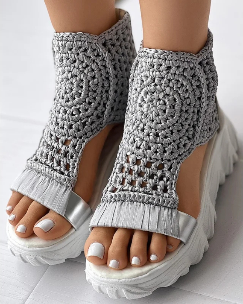 Olive | Woven Sandals
