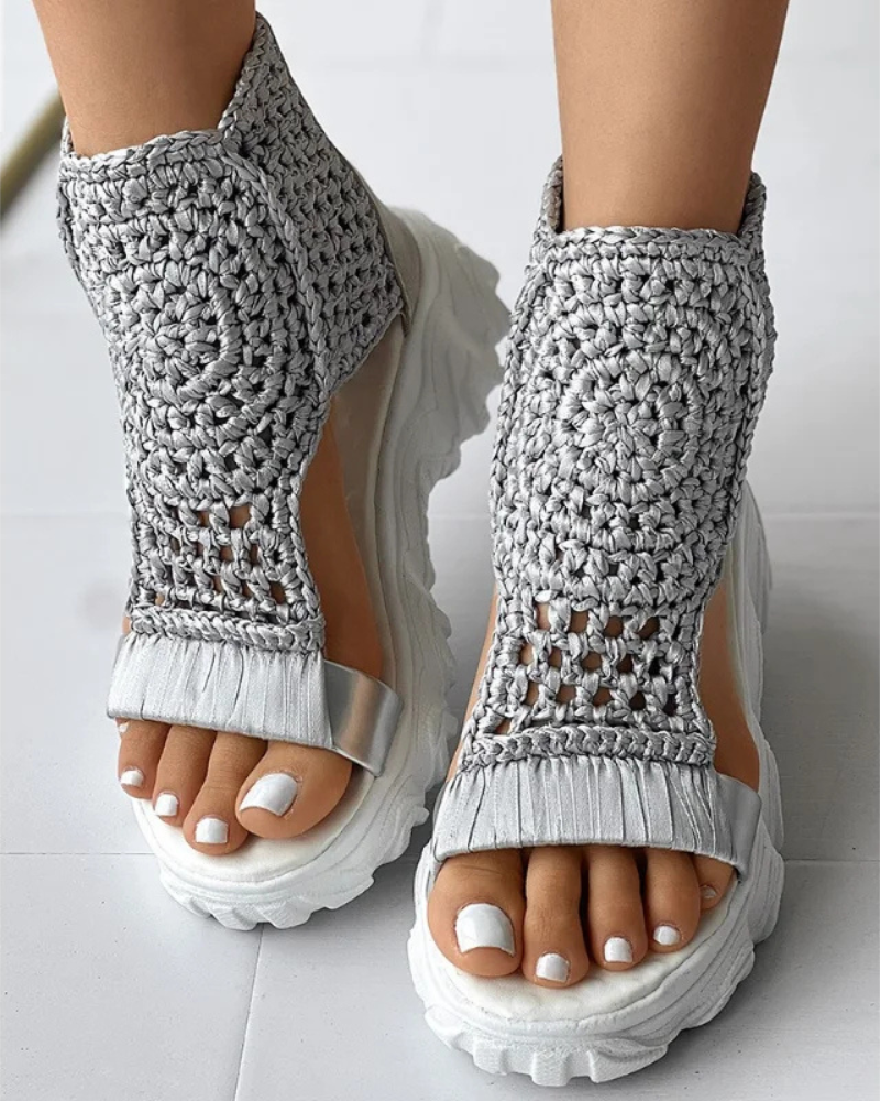 Olive | Woven Sandals