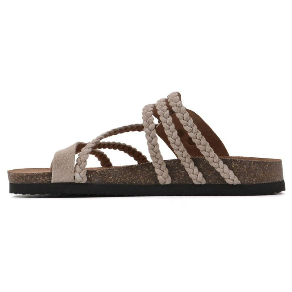 Katherine | Woven Toe-Loop Sandals