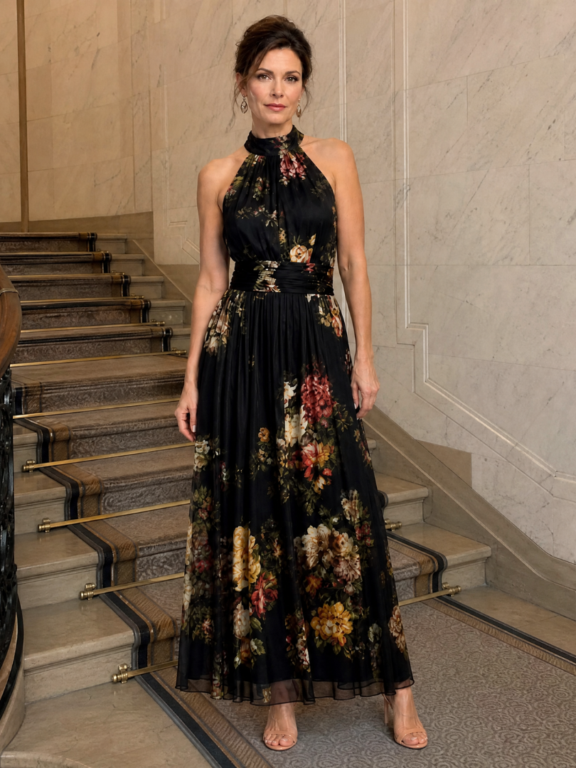 Thea | Floral Midi Dress for Summer Weddings