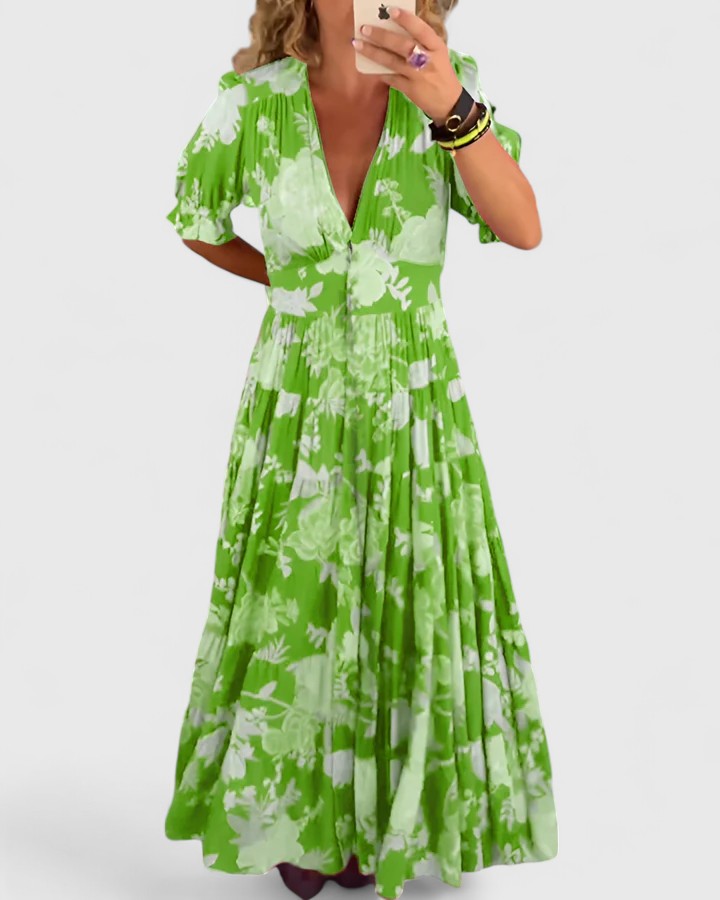 Agnes | Light Floral Summer Dress
