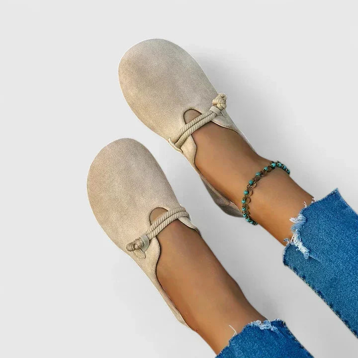 Marion | Loafers in Beige and Black