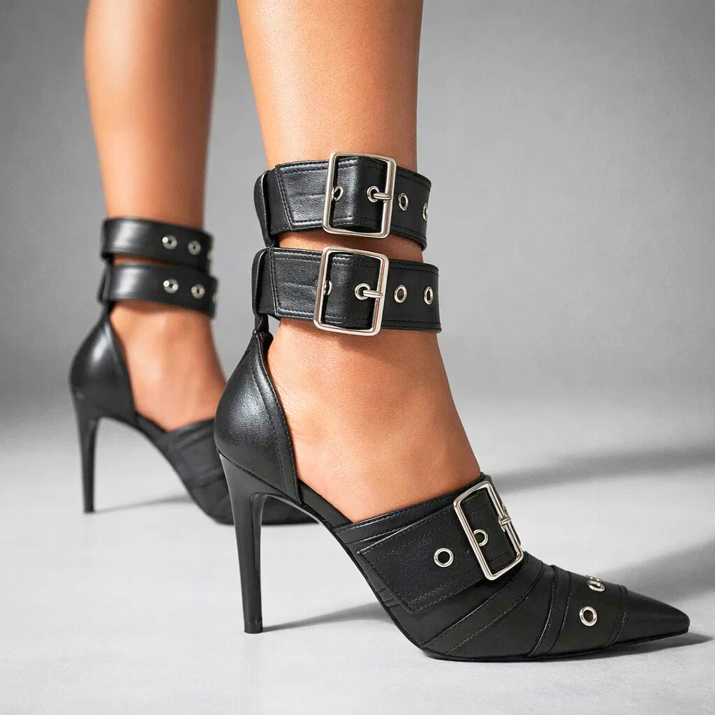 Ravyn | Buckle Strap Heels