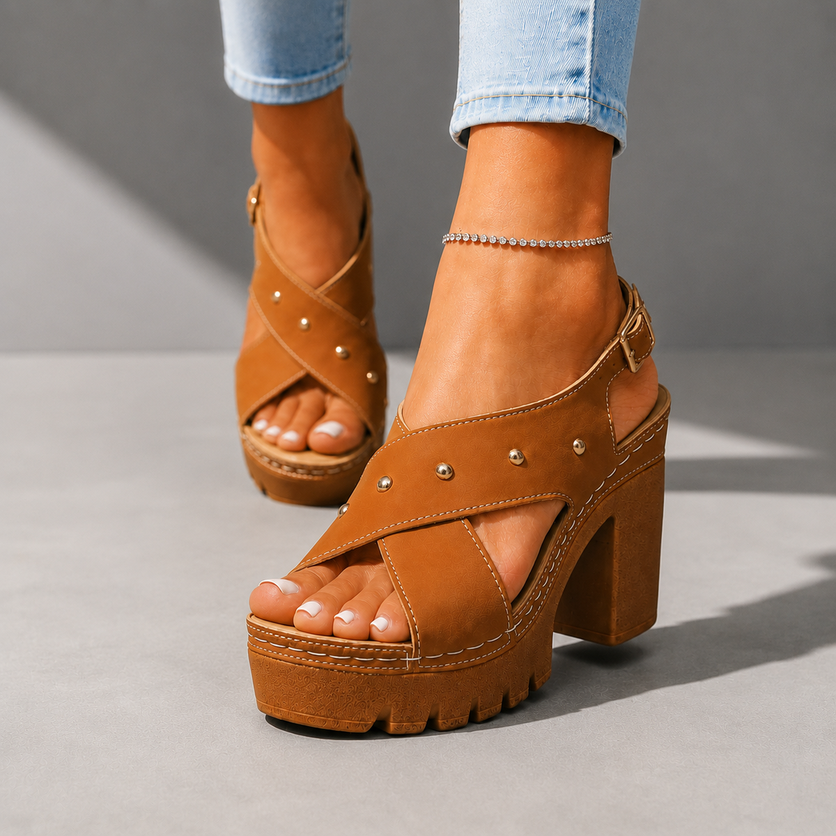 Marlise | Retro Platform Heels