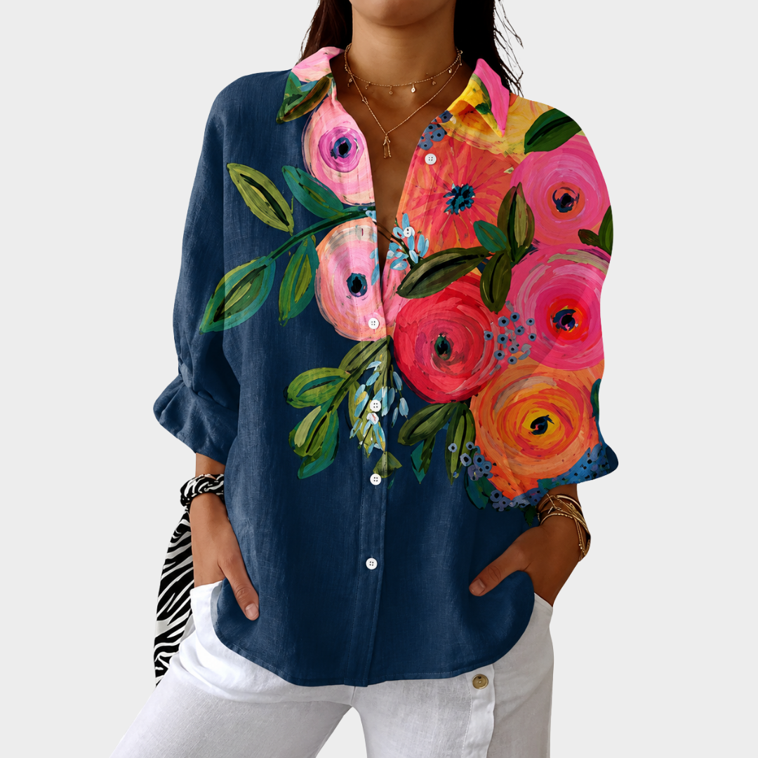 Colorful Everyday Print Blouse