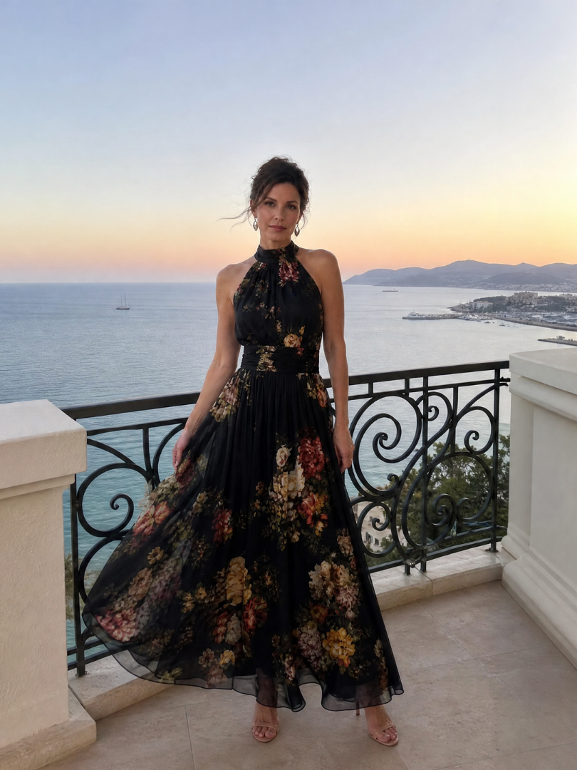 Thea | Floral Midi Dress for Summer Weddings