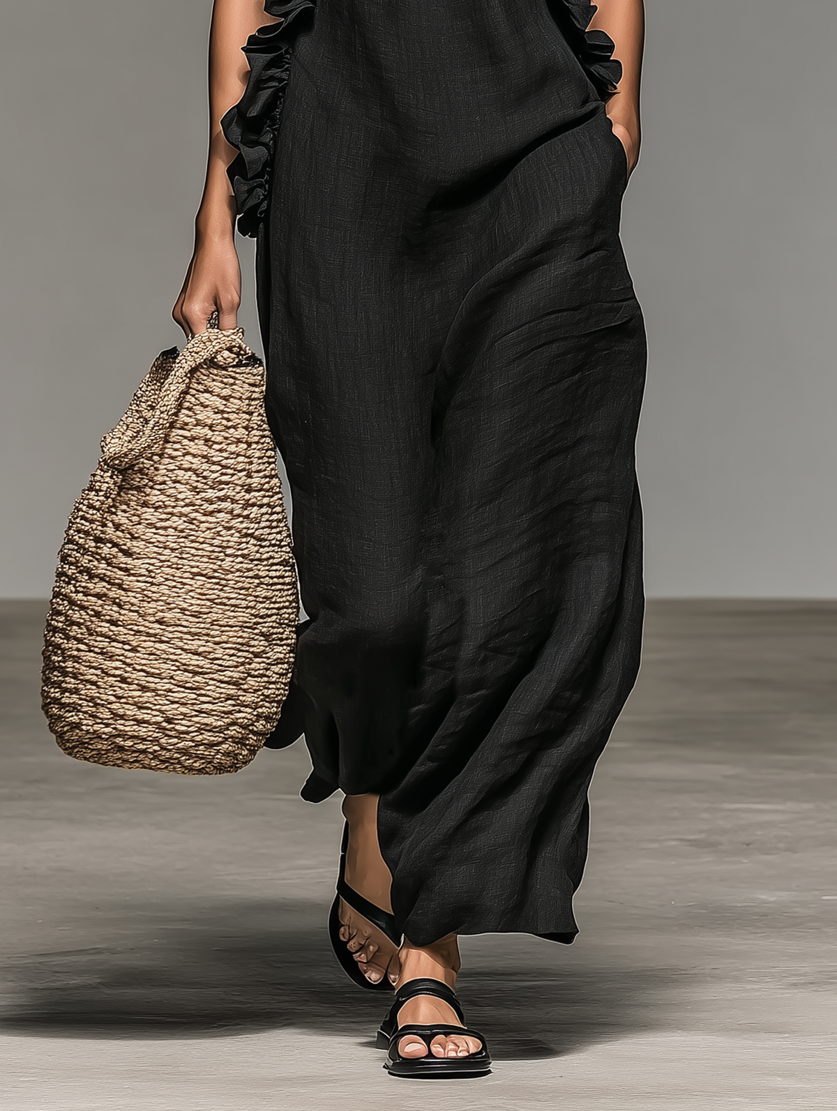 Grace | Ruffled Maxi Dress