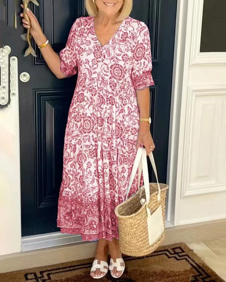 Hannah | Floral Dress in a Full Size Range