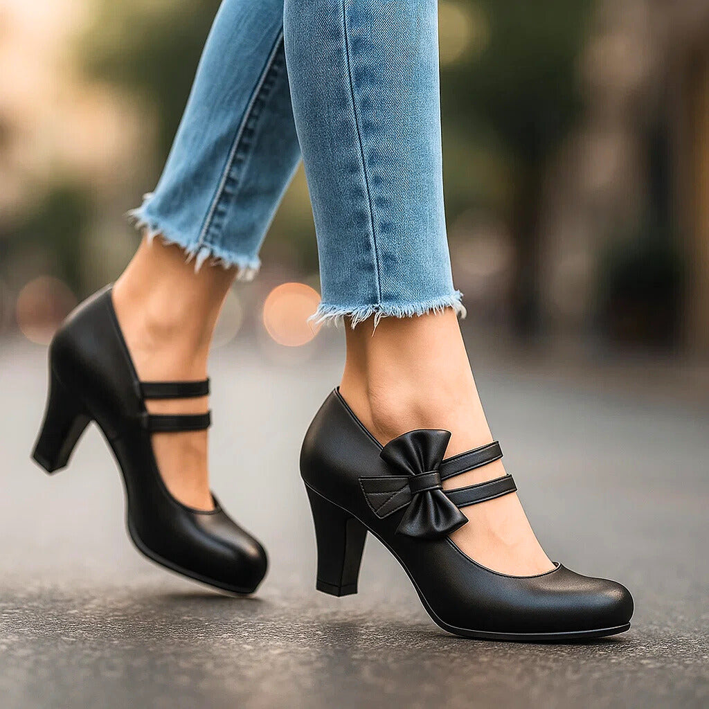 Bella | Big Bow Heels