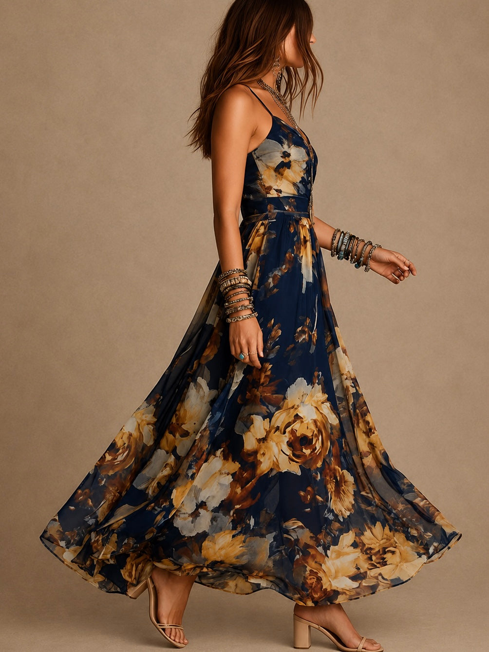 Hyacinth | Strappy Maxi Dress