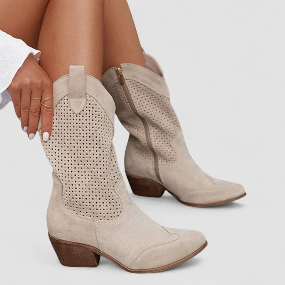 Rachel | Orthopedic Western Ankle Boots