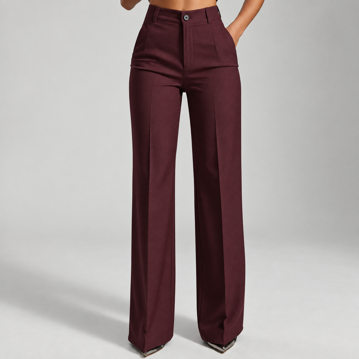 Elegant High-Waisted Pants