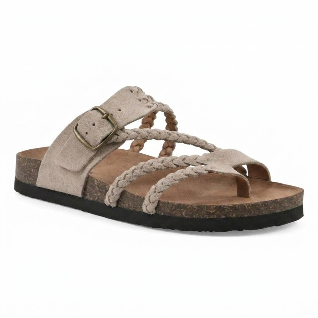 Katherine | Woven Toe-Loop Sandals