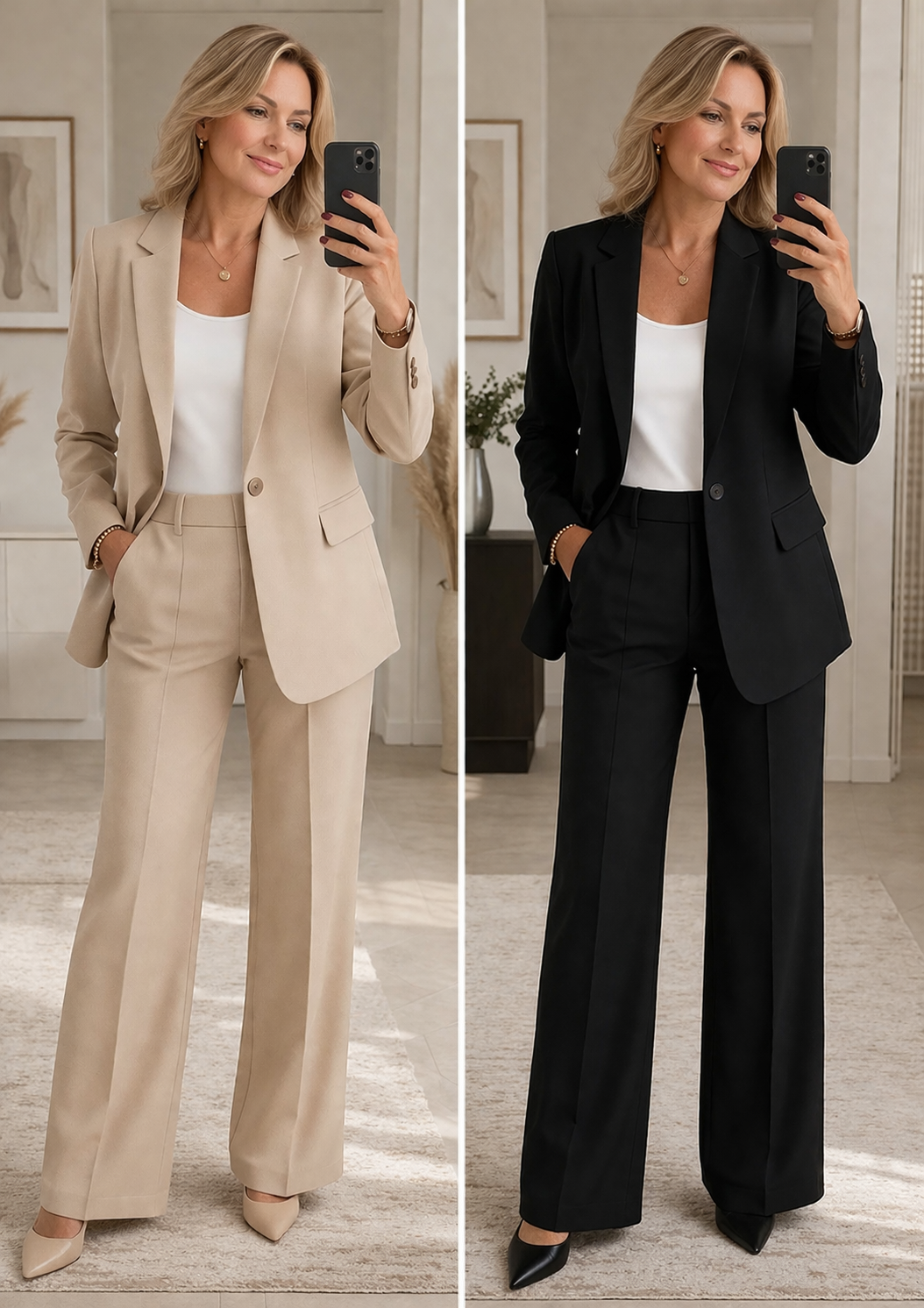 Amara | Classic Pantsuit Set