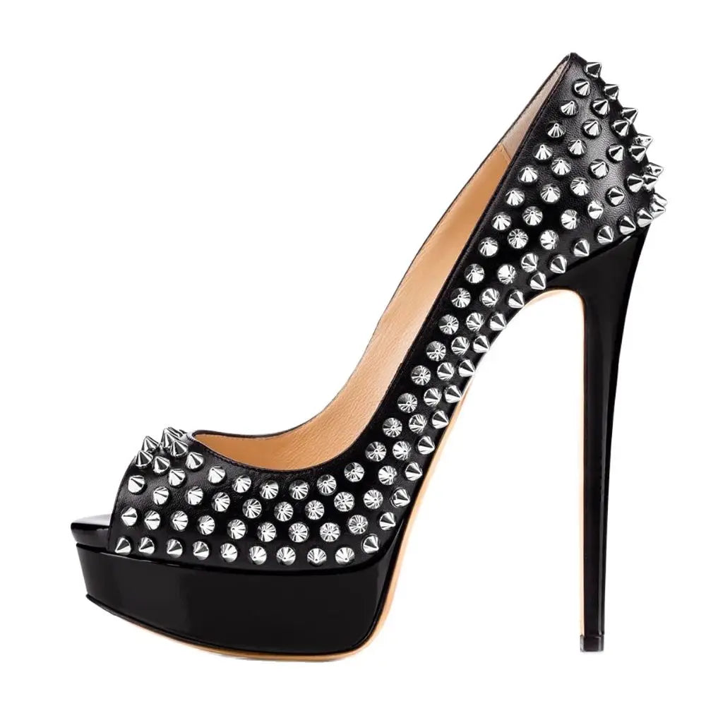 Rena | Studded Heels