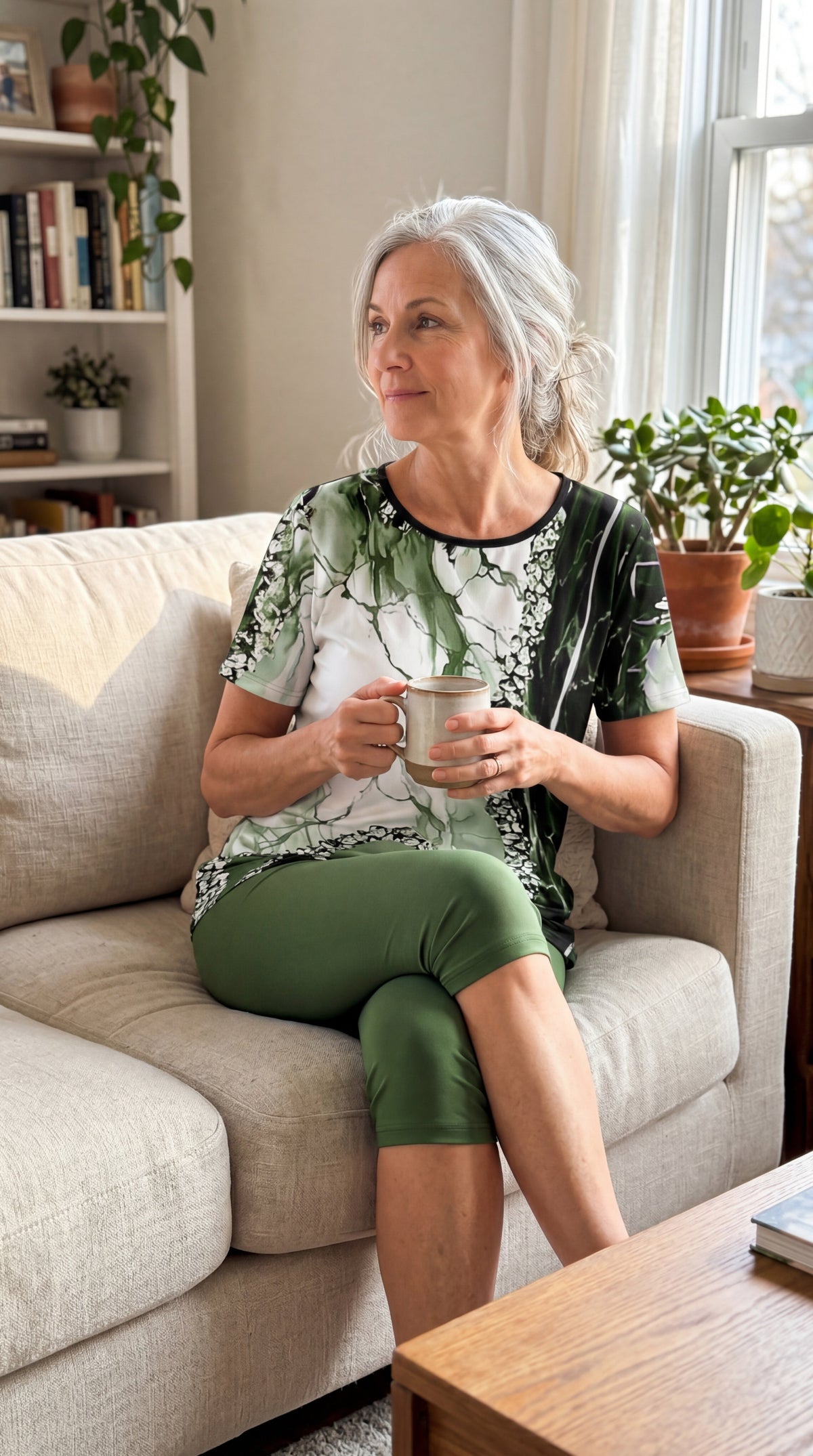 Luna | Patterned Two-Piece Set
