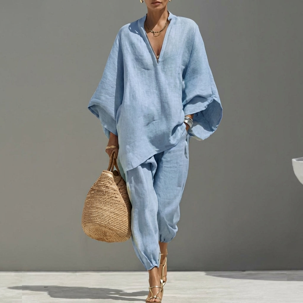 Miriam | Light Two-Piece Summer Set