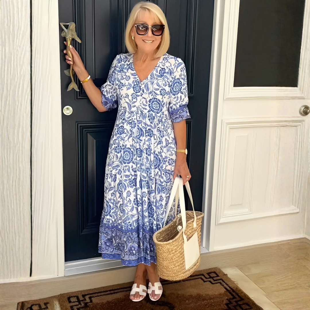 Hannah | Floral Dress in a Full Size Range