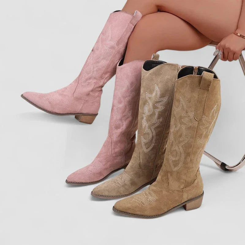 Clara | Orthopedic Western Ankle Boots
