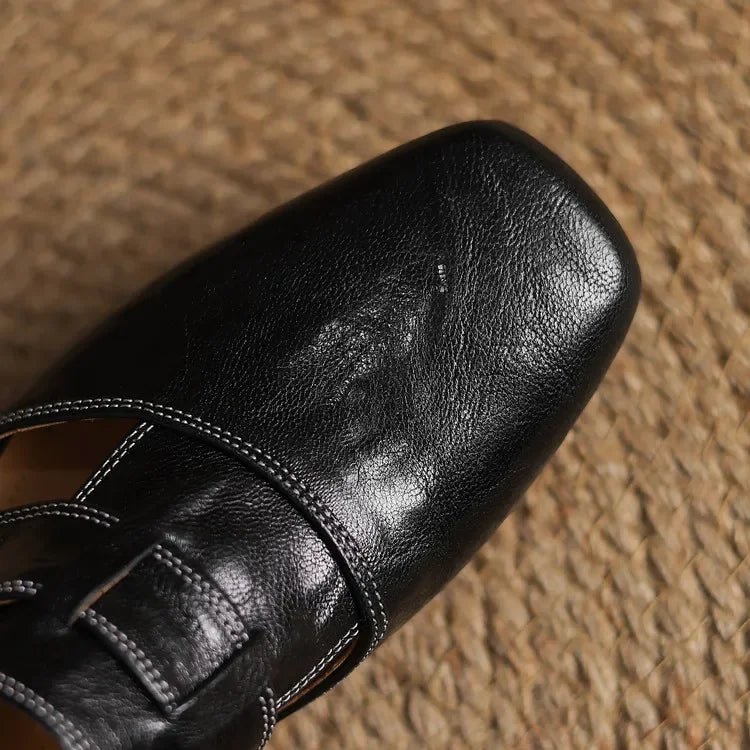 Avery | Genuine Leather Mules