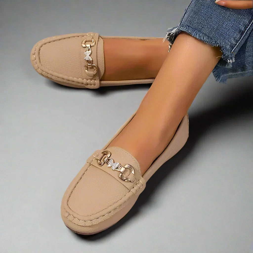 Sorella | Loafers with Cubic Zirconia Accent