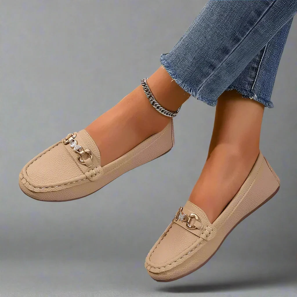 Sorella | Loafers with Cubic Zirconia Accent